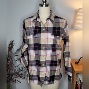 Patagonia Plaid Buttun Up Shirt Size 2